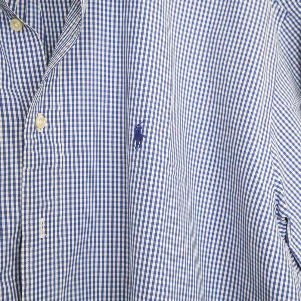 Ralph Lauren Men's Short Sleeve Blake Cotton Button Down Gingham Shirt - XL - Picture 2 of 6